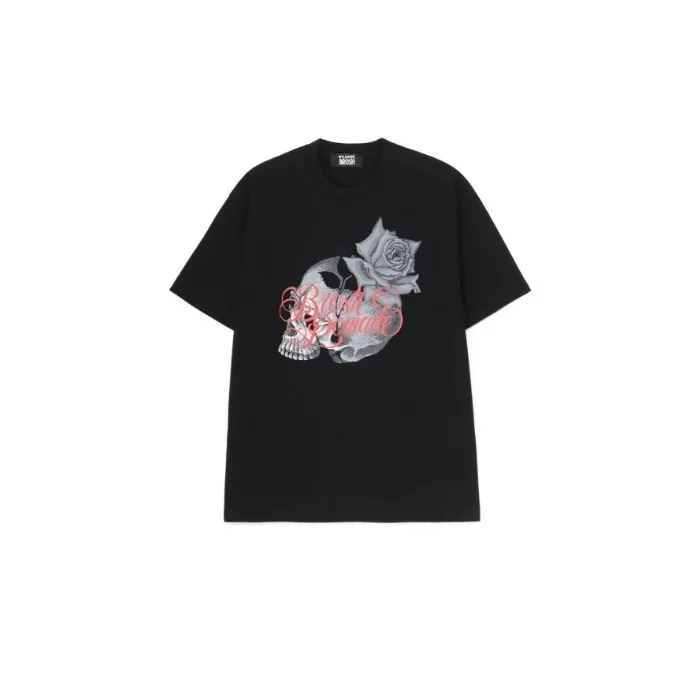 Yohji Yamamoto  |Skull Unisex Street Style Collaboration Cotton Short Sleeves